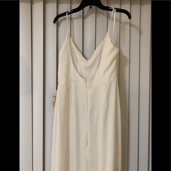 Hayley Paige 5868 crepe bridesmaid jumpsuit - Picture 5 of 6